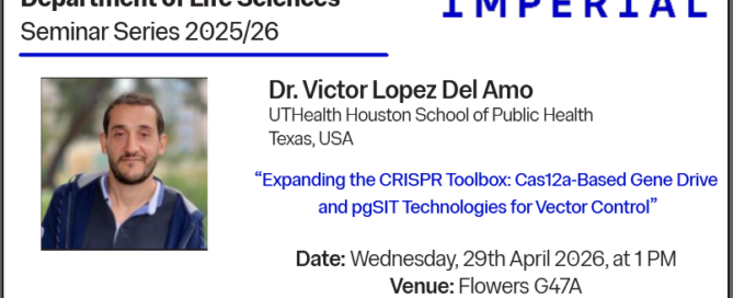 Flyer describing details of the visit